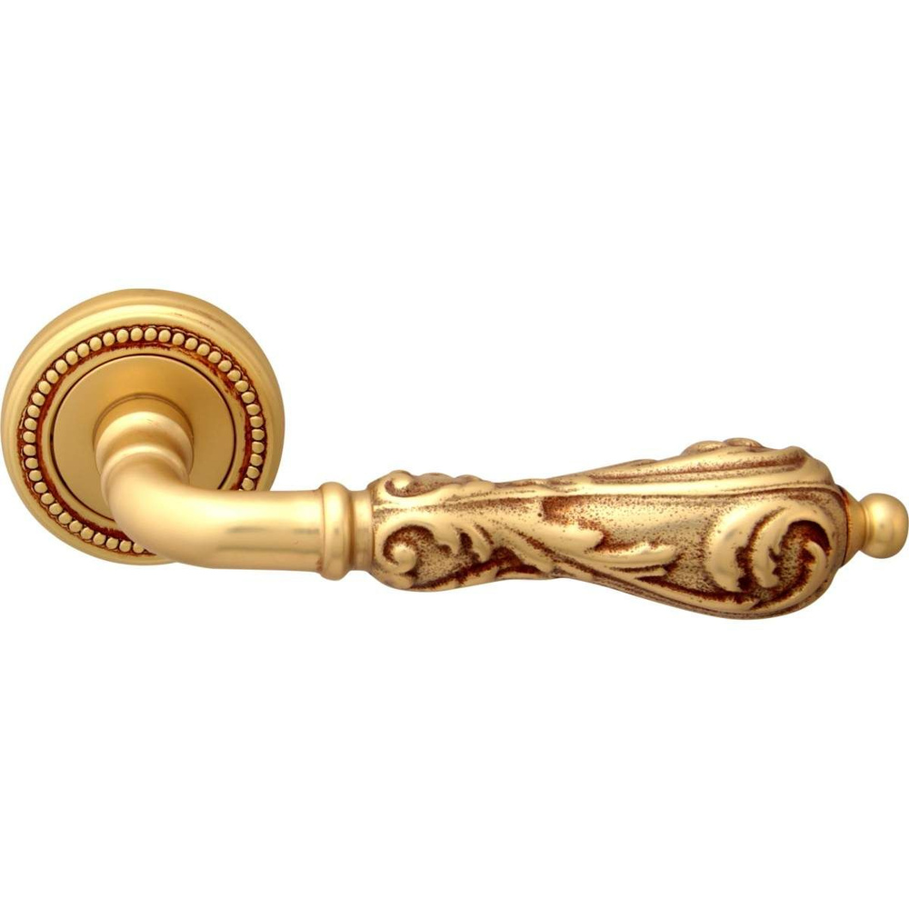Дверная ручка на розетке Melodia Libra 229/50L французское золото  #1