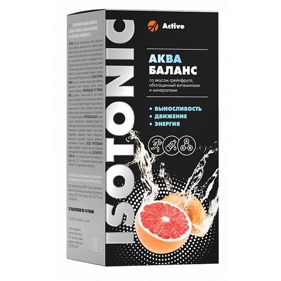 Артлайф Изотонический напиток Аква Баланс восстановление водно-солевого баланса 15 пакетиков, утоляет #1