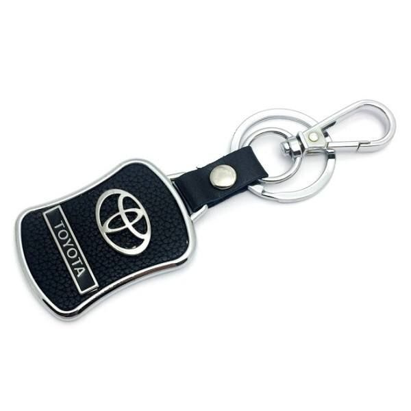 Брелок TOYOTA (Тойота) металл, кожа, для ключей и автомобиля  #1