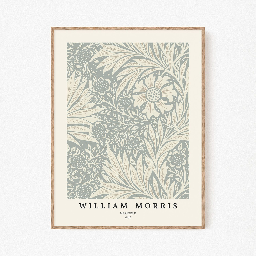 Постер для интерьера "William Morris - Marigold / Уильям Моррис", 30х40 см  #1