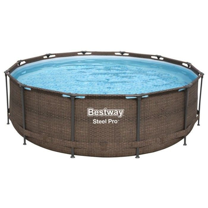 Каркасный бассейн Bestway 5617P "Ротанг" Steel Pro 305х100 см #1