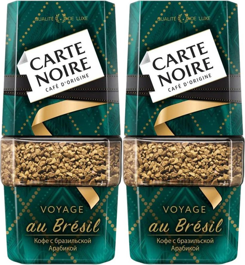 Кофе Carte Noire Voyage Au Bresil сублимированный, комплект: 2 упаковки по 90 г  #1