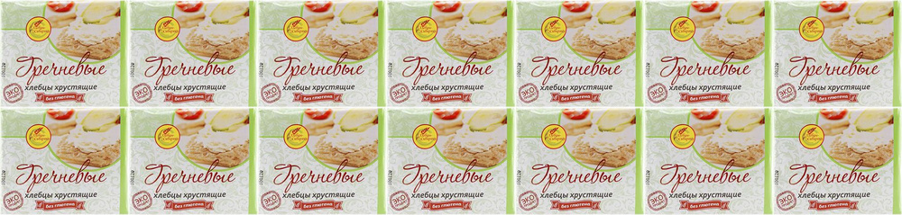 Хлебцы гречневые Шугарофф хрустящие, комплект: 14 упаковок по 60 г  #1