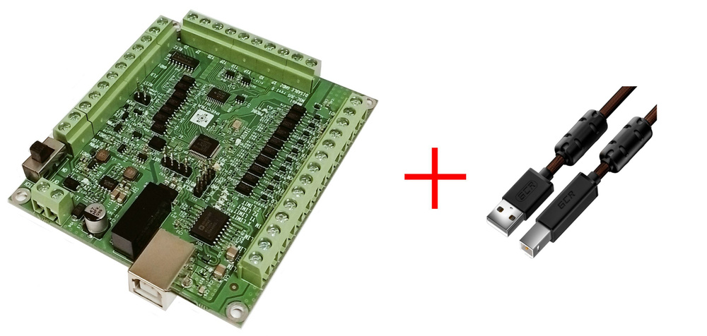 Электроника для ЧПУ Inectra Контроллер MSC-3US + USB-кабель 1.5м #1