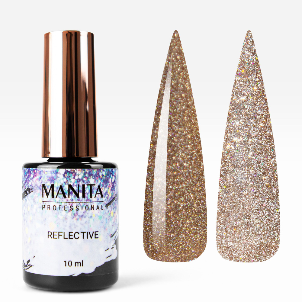 MANITA PROFESSIONAL Гель лак " REFLECTIVE" светоотражающий №02, 10 мл #1
