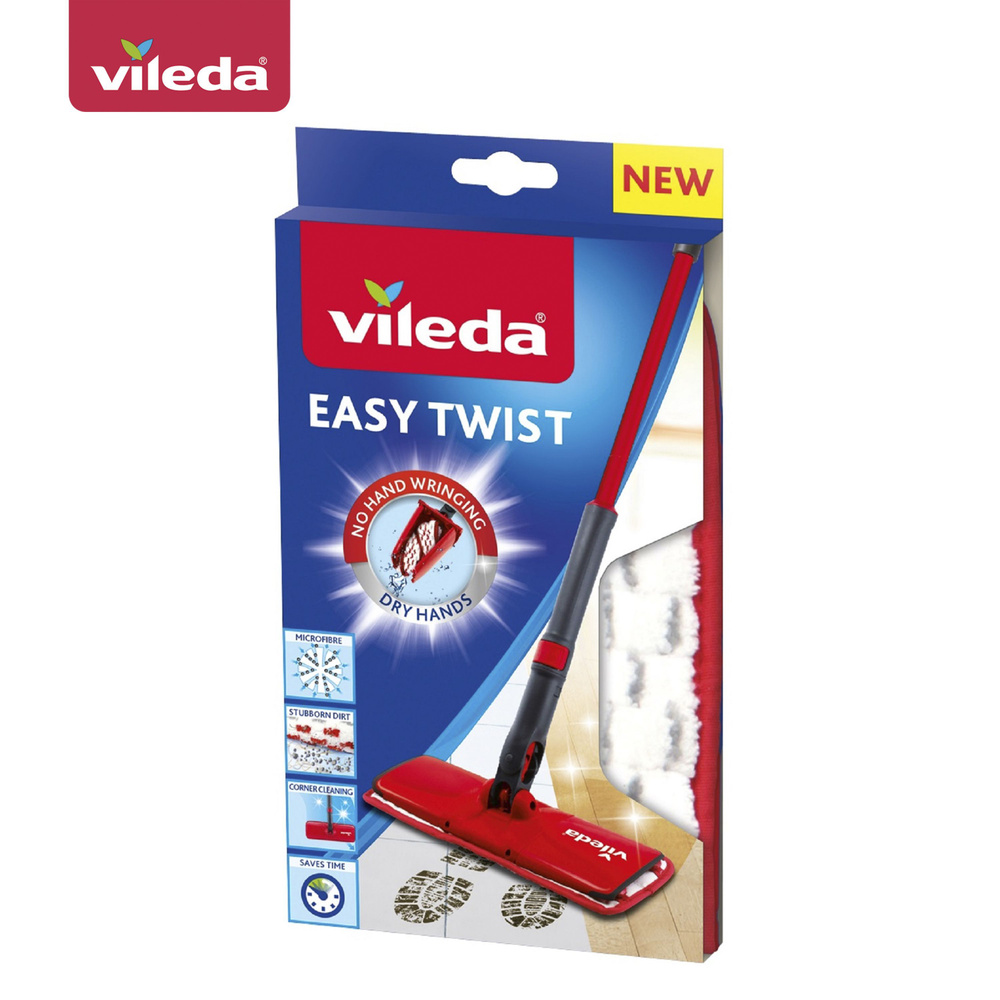 Насадка для швабры Vileda с отжимом UltraMax Easy Twist 1 шт., размер: 34 х 12,5 см., 202992  #1