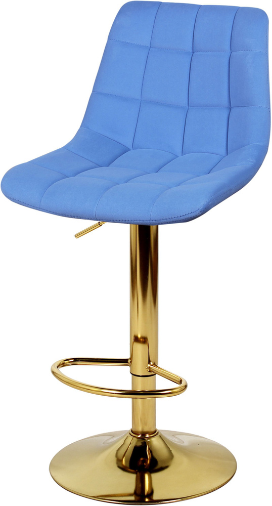 Комплект барных стульев Дижон WX-2822 Голубой велюр, 2 шт. #1