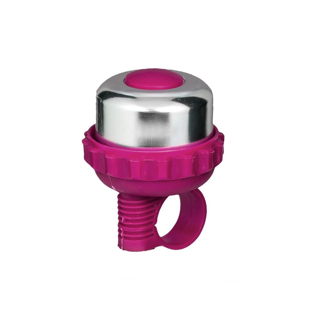 Звонок круговое вращение серебристо-розовый (металл, пластик) 3293035-28  #1