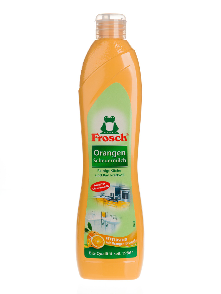 Frosch Универсальное чистящее средство Чистящее молочко Апельсин, 500 мл  #1
