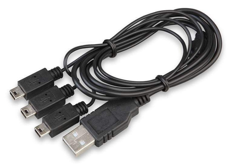 Кабель для зарядки DEUS и ORX от 1 USB на 3 mini USB "Горыныч" #1