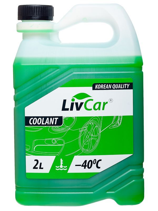 Антифриз готовый LIVCAR COOLANT (-40C) зеленый 2 л #1