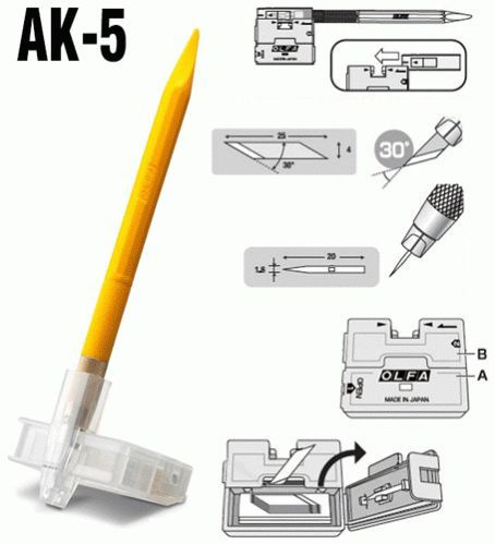 Нож перовой OLFA AK-5 #1