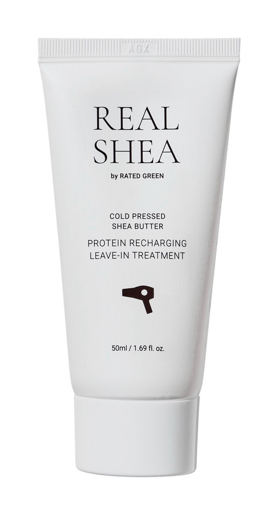 Восстанавливающий термозащитный крем для волос с маслом ши Rated Green Real Shea Protein Recharging Leave-in #1