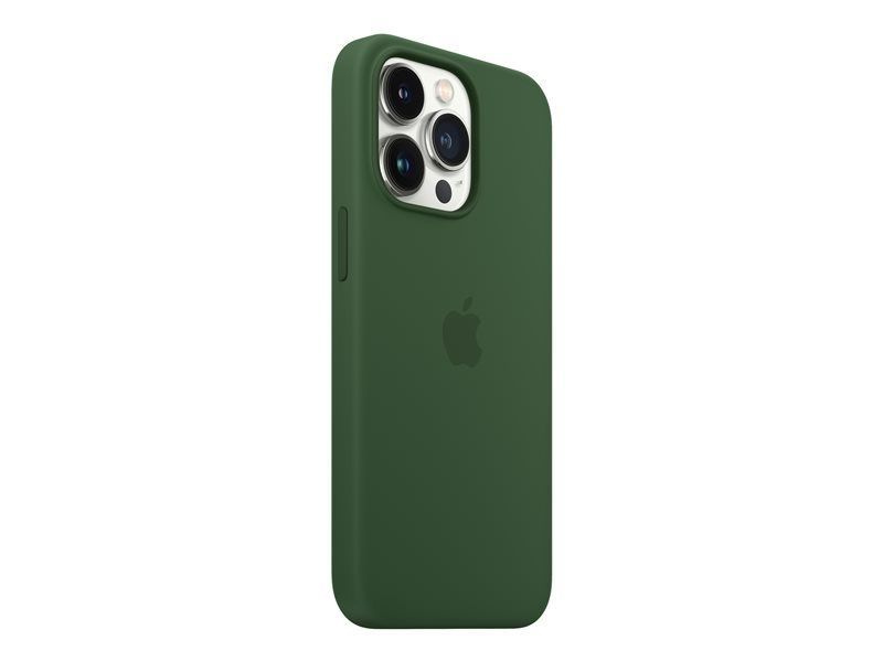 Силиконовый чехол MagSafe для iPhone 13 pro Max / с анимация / Silicone Case with MagSafe / зелёный  #1