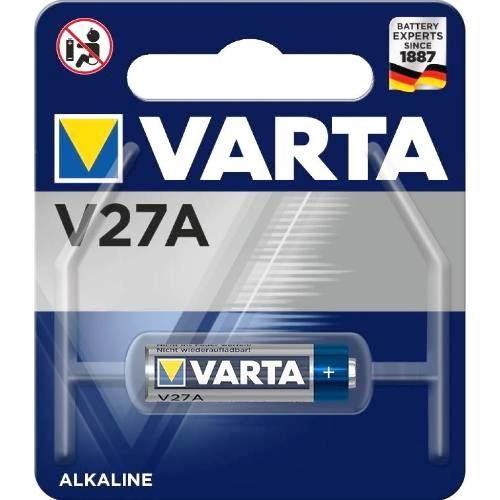 Батарейка A27 12В щелочная Varta V27 A в блистере 1шт. #1