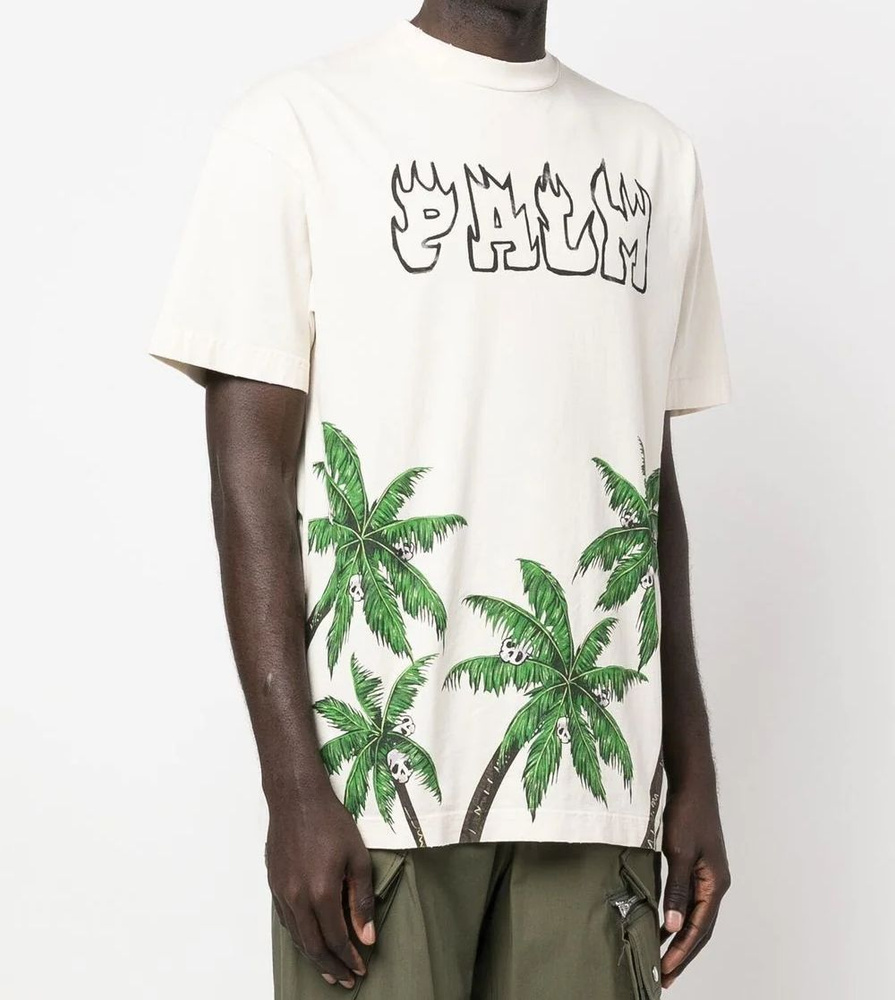 Футболка PALM ANGELS Palm Trees Logo #1