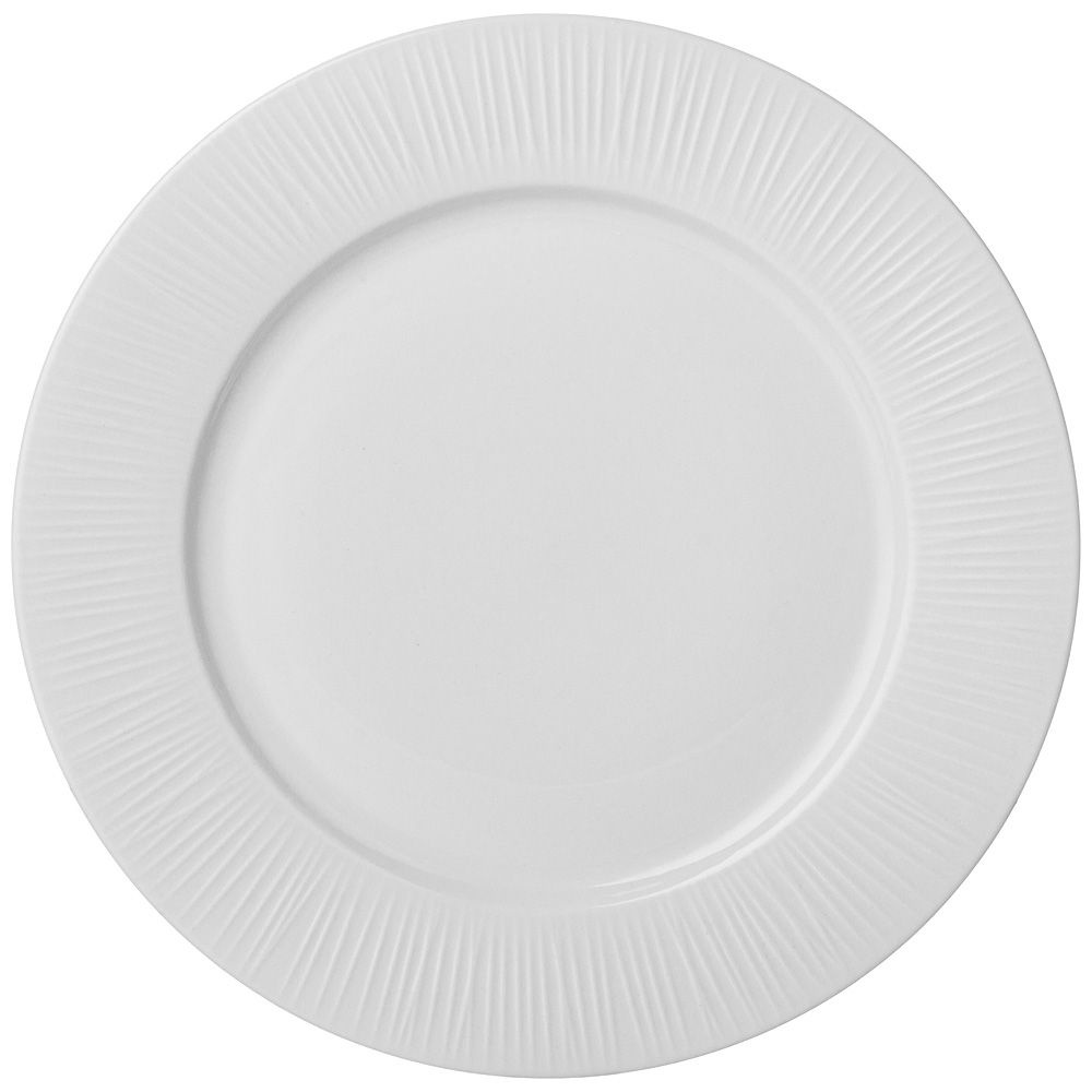 Тарелка обеденная из белого фарфора для сервировка стола / подачи блюд LEFARD HERBAL 26,5 см  #1