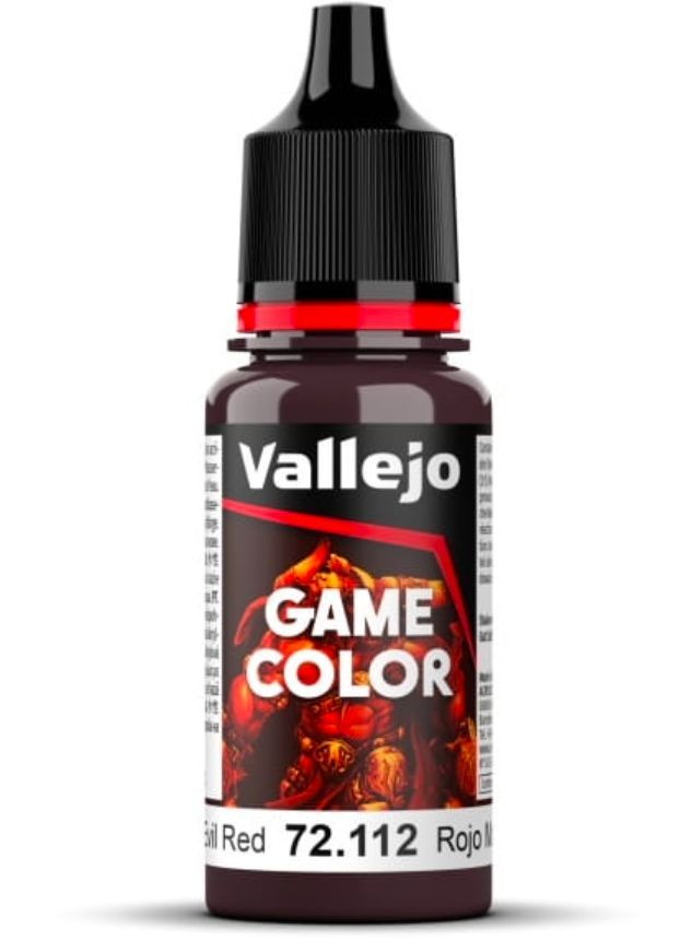 Краска Vallejo 72112 Game Color Evil Red (Агрессивный красный) #1