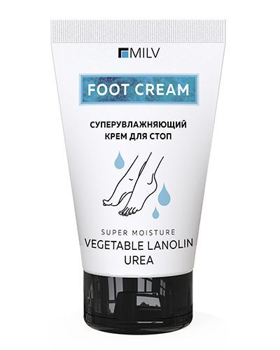 Крем для ног увлажняющий с 10% содержанием мочевины MILV #1