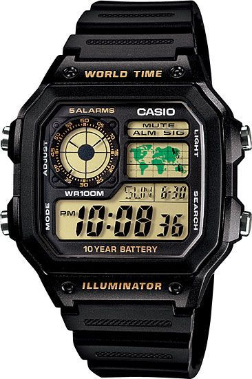 Часы наручные CASIO Collection AE-1200WH-1B #1