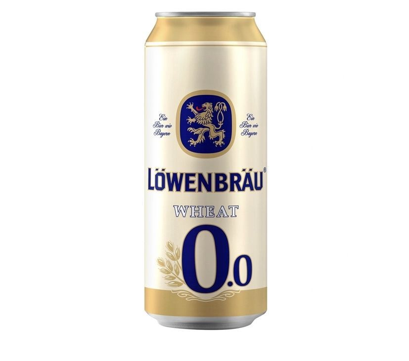 Напиток пивной безалкогольный Lowenbrau Пшеничное нефильтрованный, 450мл х 8 штук  #1