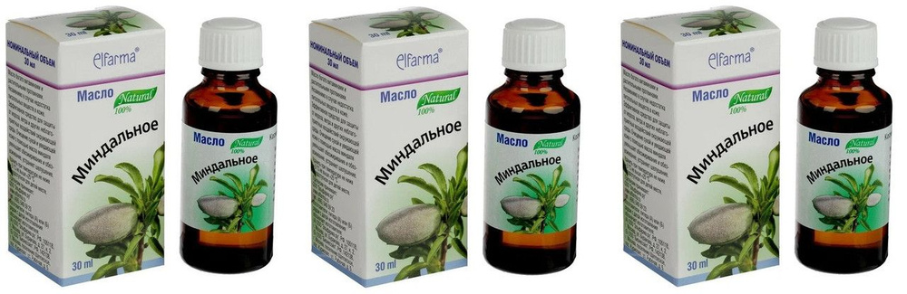 Elfarma (Эльфарма) Косметическое масло Миндальное, 30мл х 3шт  #1