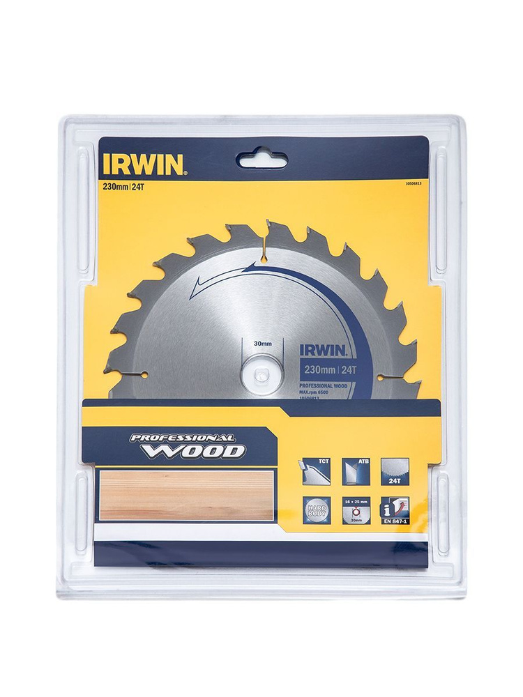 Диск пильный IRWIN PRO по деревоматериалам 230x24Tx30/25/16 #1