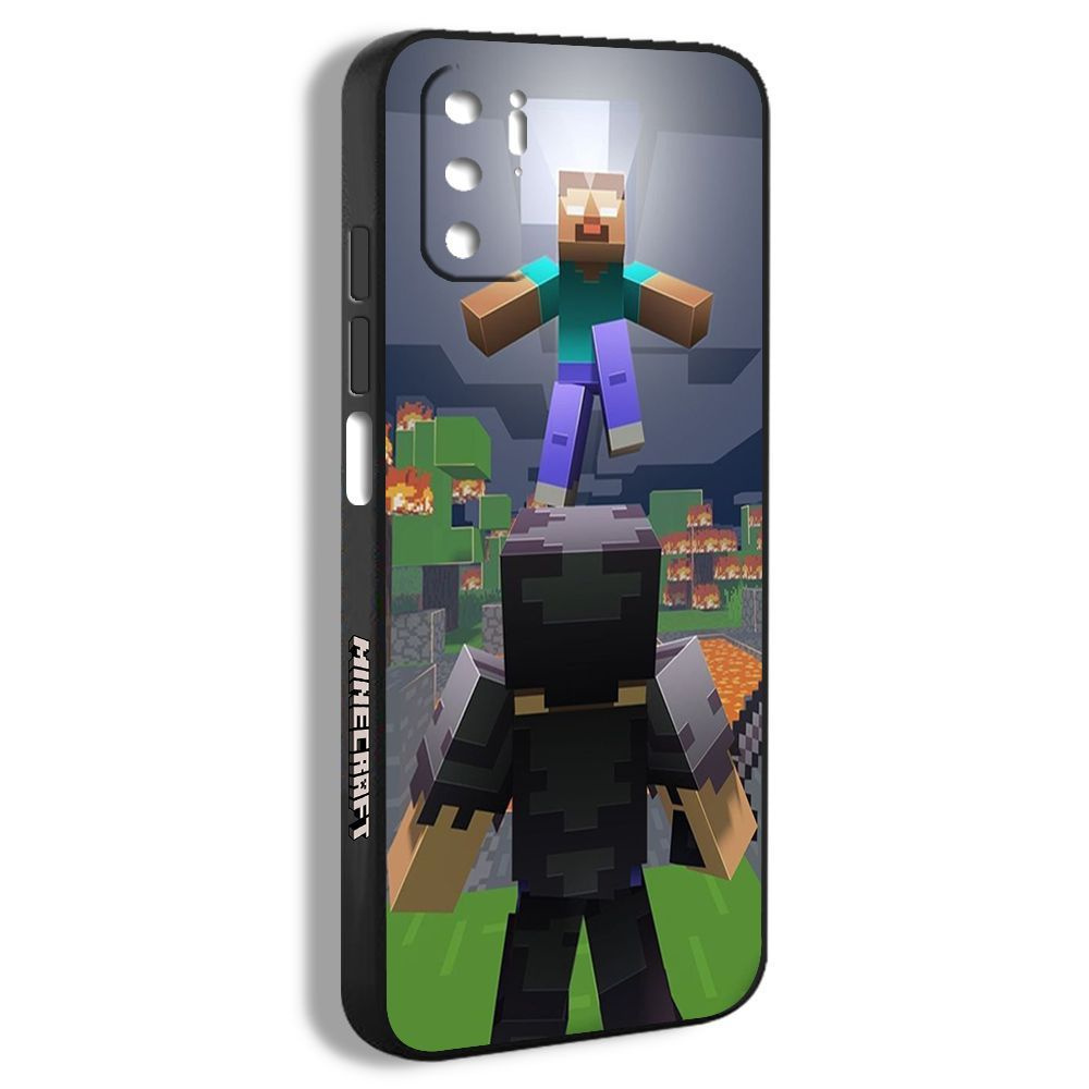 чехол для смартфона Подходит для xiaomi poco m3pro 5G Minecraft рисунок винтаж Арт FFU06  #1