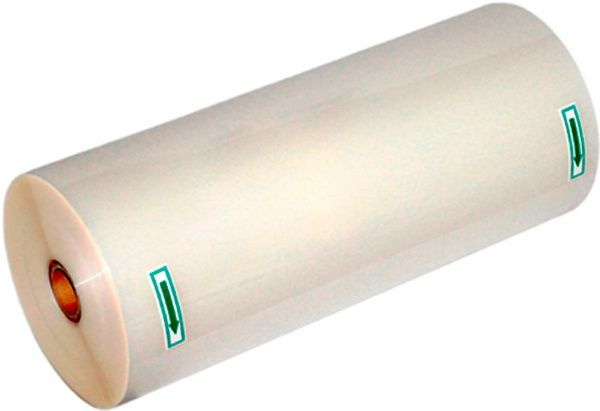 Рулонная плёнка для ламинирования Bulros (350 мм х 150 м) 32 мкм глянцевая, втулка 25 мм, двухслойная #1
