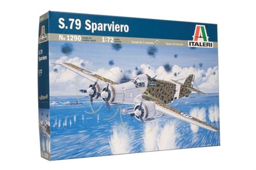 Сборная модель Italeri 1290ИТ Самолет S.79 Sparviero #1