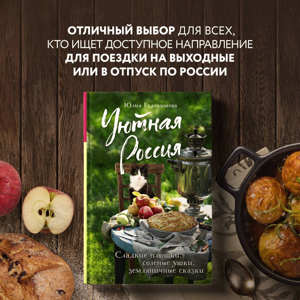 Уютная Россия. Сладкие плюшки, соленые ушки, земляничные сказки |  Евдокимова Юлия Владиславовна - купить с доставкой по выгодным ценам в  интернет-магазине OZON (937850793)