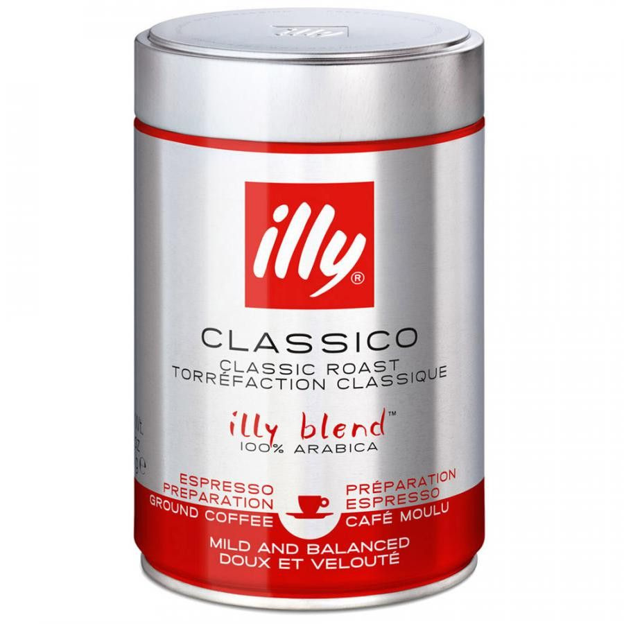 Illy Classico кофе молотый средней обжарки 250г ж/б #1