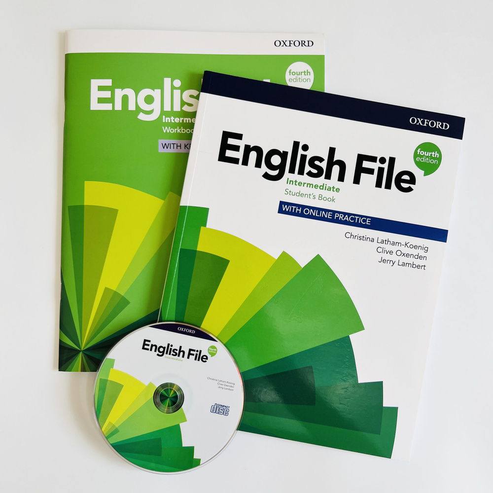 English File intermediate 4th edition. ПОЛНЫЙ КОМПЛЕКТ: Учебник+Тетрадь+CD  диск | Latham-Koening Christina - купить с доставкой по выгодным ценам в  интернет-магазине OZON (985189644)