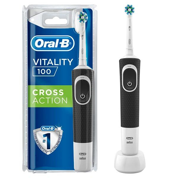 Oral-B Электрическая зубная щетка Vitality D100 Black, черный #1