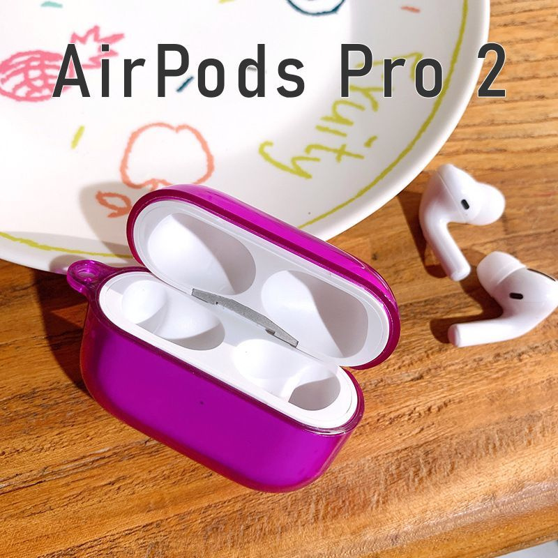 Прозрачный чехол KRISTANAM для наушников Apple AirPods Pro 2 (2nd generation) / кейс (футляр) для Apple #1
