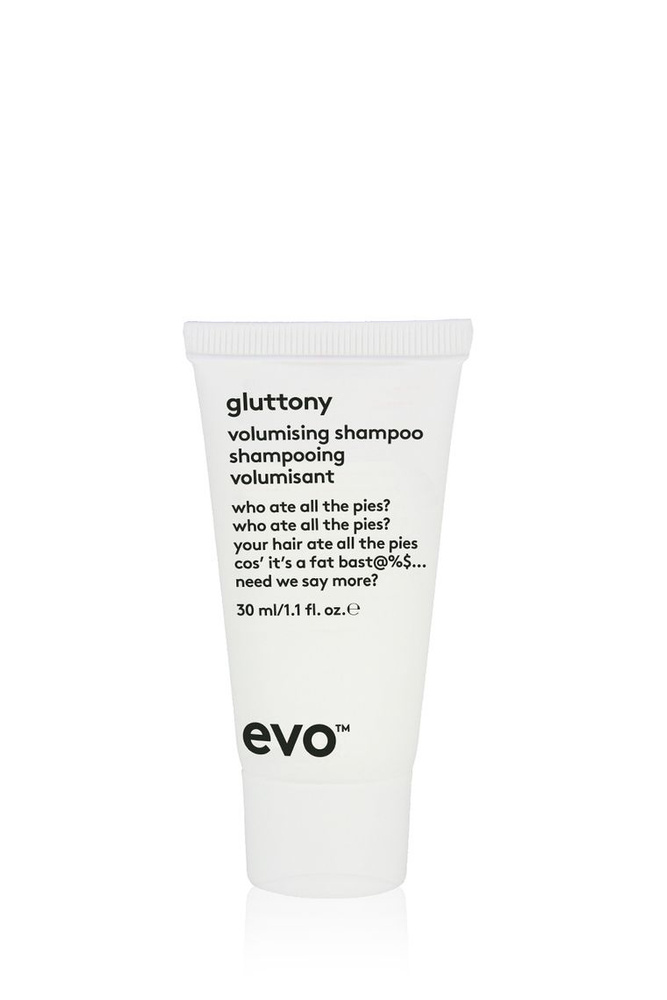 Evo Gluttony Volumising Shampoo Шампунь для обьема, 30 мл (travel) #1