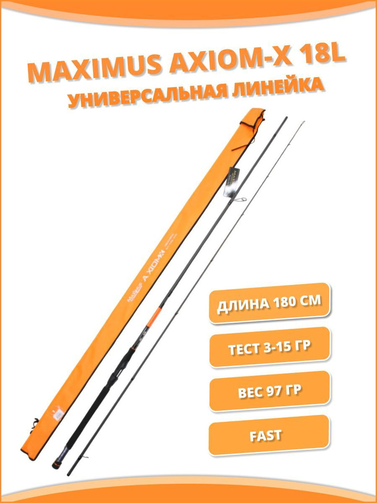 Спиннинг Maximus AXIOM-X 18L 1,8m 3-15g #1