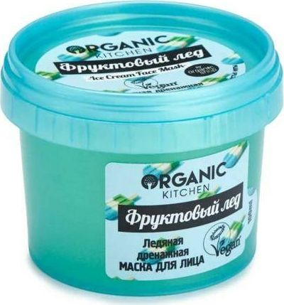 Organic Kitchen / Органик Китчен Маска для лица Ice Cream Face Mask Фруктовый лед ледяная дренажная с #1