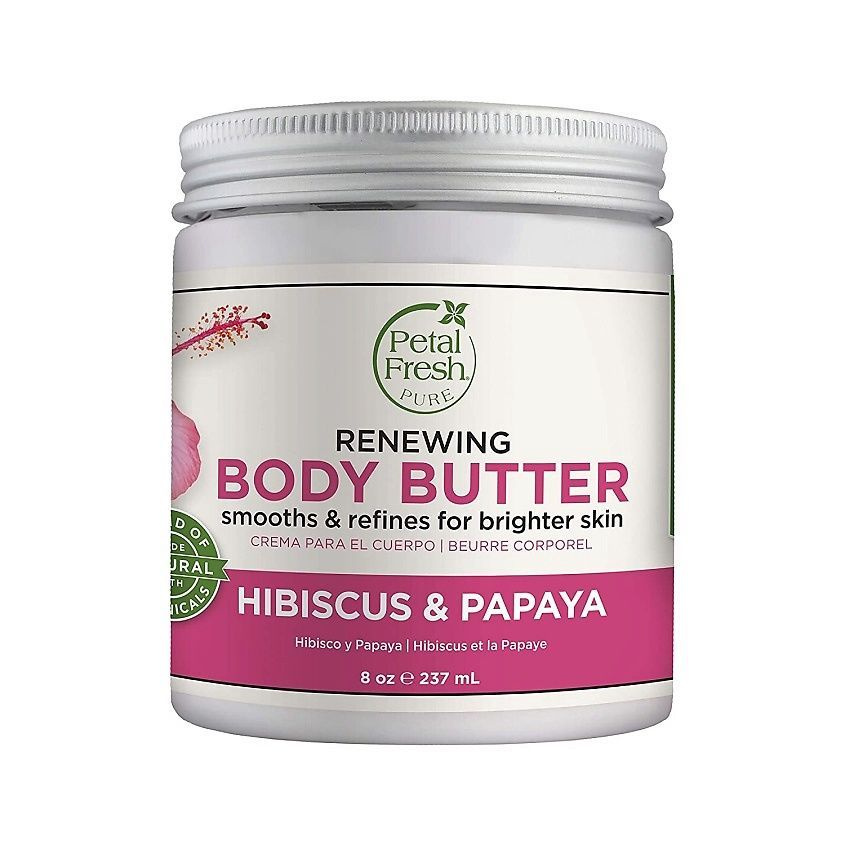 PETAL FRESH Масло для тела для обновления кожи с экстрактом гибискуса и папайи Renewing Body Butter Hibiscus #1
