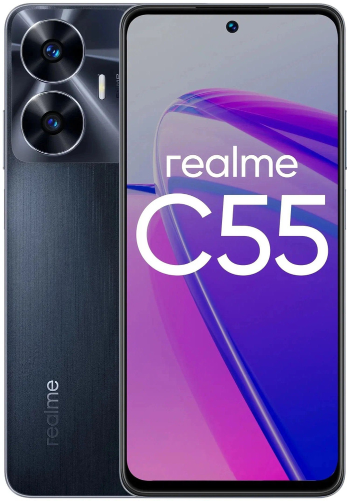 realme Смартфон C55 RU version 6/128 ГБ, черный #1