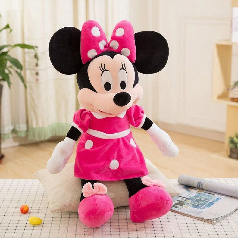 Мягкая игрушка "Минни Маус" розовый, 40 см #1
