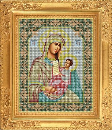 Набор для вышивания бисером Galla Collection Икона Божией Матери, Утоли моя печали, 20х25 см (ND.GC.И007) #1