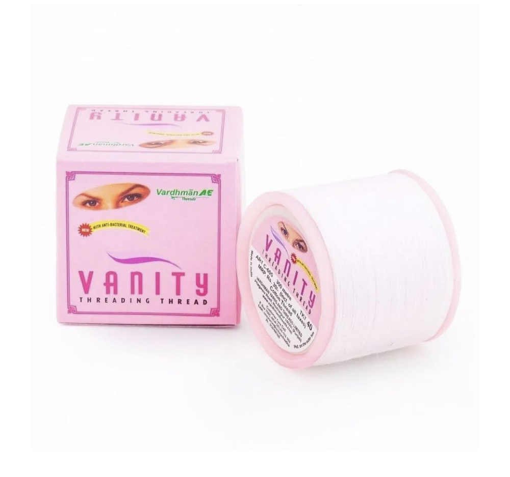 Vanity нить для тридинга / коррекции бровей антибактериальная 300 м  #1