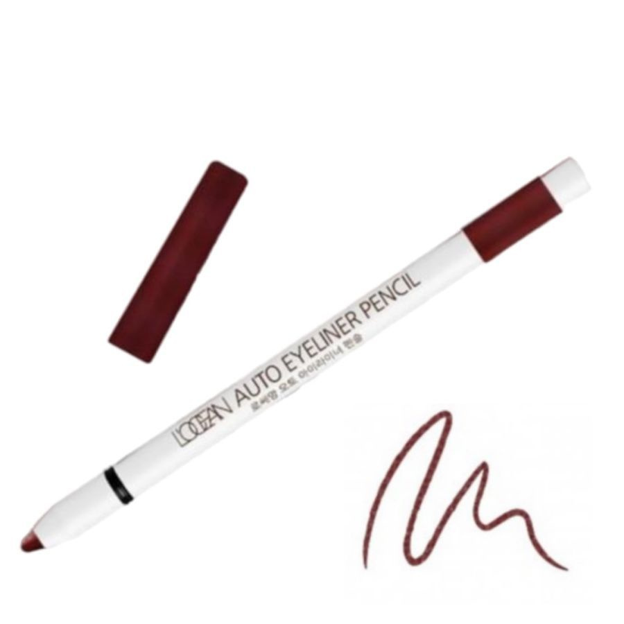 L ocean Водостойкий автоматический карандаш для глаз / Auto Eyeliner Pencil #05, Twinkle Burgundy, 0,5 #1