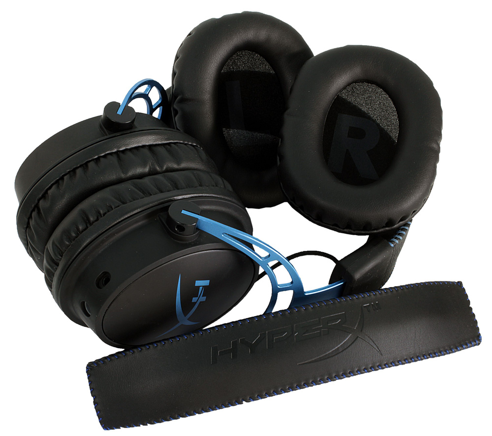 Амбушюры (L/R) + оголовье HyperX Cloud Alpha S, Cloud for PS3 / for PS4 #1