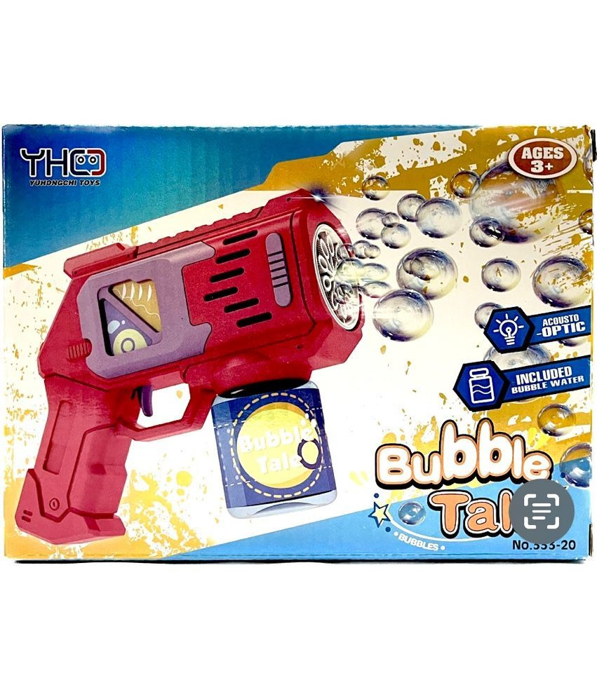 Генератор мыльных пузырей Bubble Tale / Пистолет - мыльные пузыри / Световые и звуковые эффекты  #1