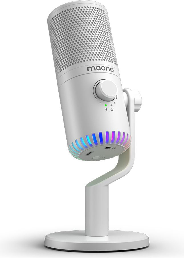 Maono DM30 (white) , конденсаторный USB микрофон, 24bit/48kHz, ПО Maono Link, в комплекте подставка и #1