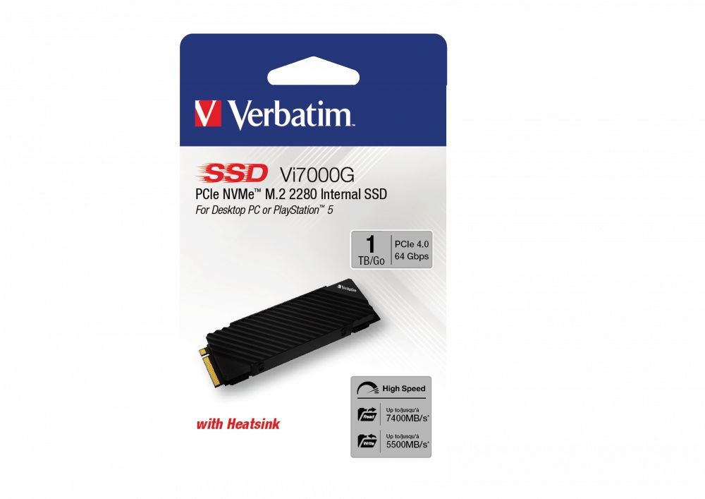 Verbatim 1 ТБ Внутренний SSD-диск Твердотельный накопитель Vi7000G с форм-фактором M.2 и интерфейсами #1