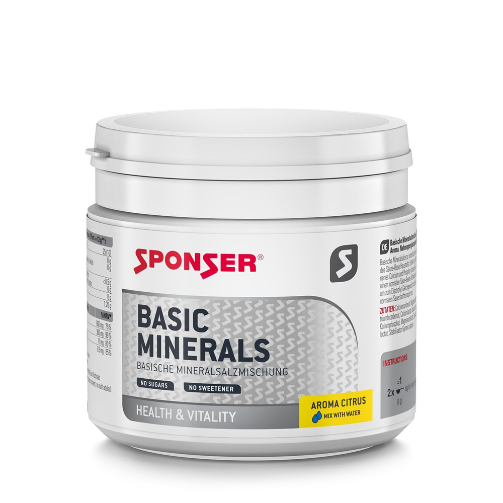 SPONSER Спортивные электролиты BASIC MINERALS, Цитрус (400г) #1