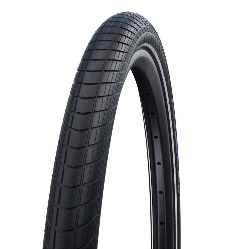 Покрышка 18x2.0 Schwalbe Big Apple Wire Perf. RaceGuard-4 470гр 11100684 Black+Reflex #1